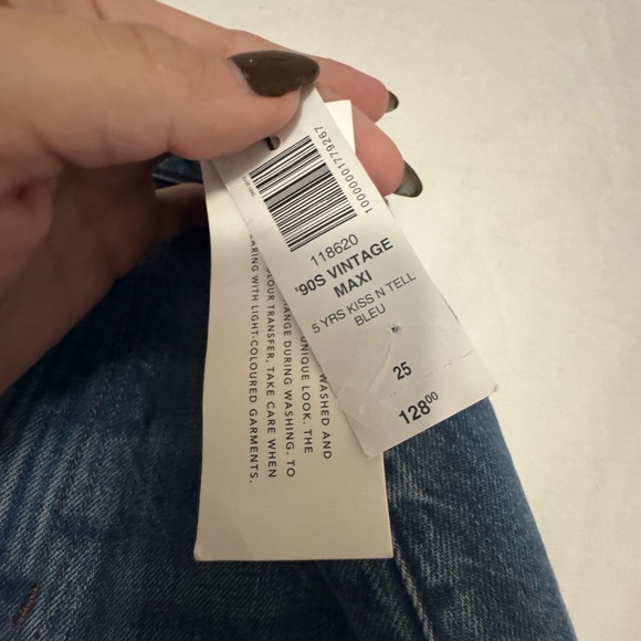 NWT The 90’s Vintage Denim Maxi Skirt - Denim Forum - Picture 8 of 9